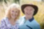 Dental patient couple smiling