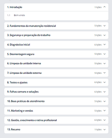 Manutenção e Limpeza de Ar-Condicionado - Trabalho Direto