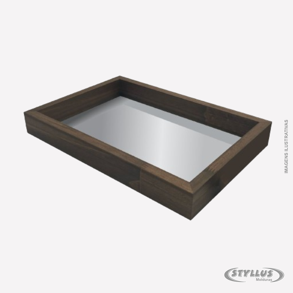 Bandeja Decorativa Espelhada 30x40cm - Sem alça - E2630