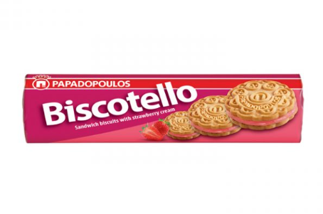 Biscotello Strawberry - Gemista Papadopoulou 200 gr