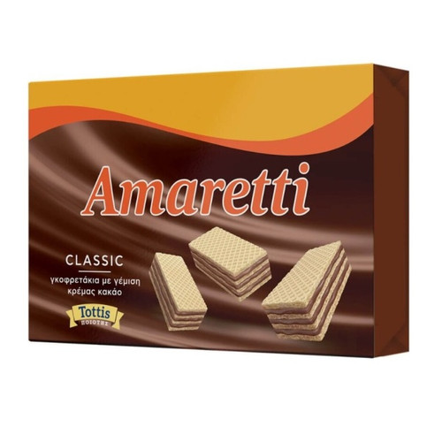 Bingo Amaretti wafers 68gr cocoa cream GreekArtisanPastries