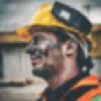 worker with a head injury