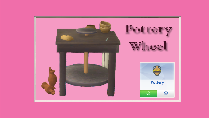 Sims 4 Mod Pottery Wheel