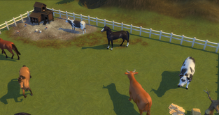 TS4 Sims 4 Farming Farm Animals Functional Cows Chickens
