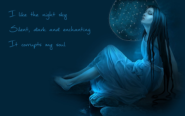 musing poetry Night Sky