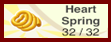 romantic stove heart spring