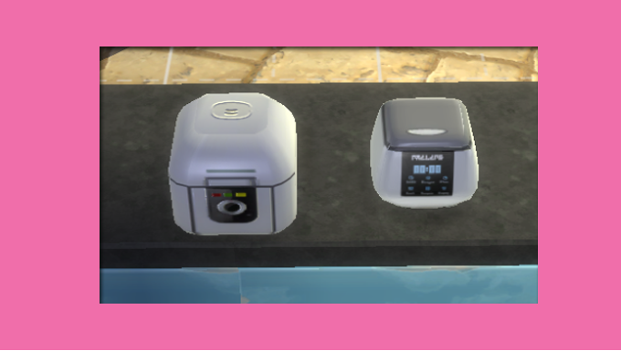 The Sims 4 CC Rice Cooker