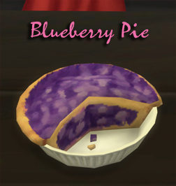 sims 4 custom food blueberry pie