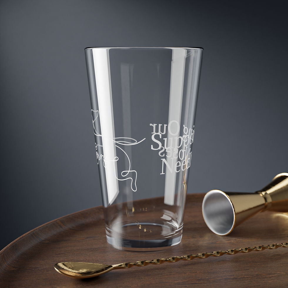 Thumbnail: Pint Glass White Logo