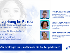 Livestream der Kinderombudsstelle zum Tag der Kinderrechte 2025