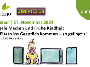 Webinar zum Kartenset «Digitale Medien in der Frühen Kindheit» - niederschwellige Gespräche mit Eltern