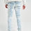Thumbnail: SLIM FIT" STRETCH JEANS WITH 3D CRINKLE & RIP/REPAIR