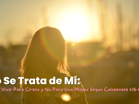 no se trata de mi
