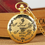 Thumbnail: Gold "To my Husband, I LOVE YOU" Pocket Watch in box