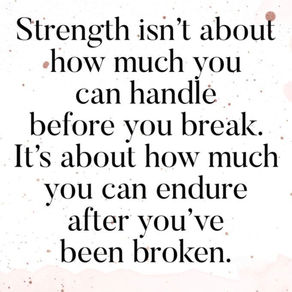 YOUR STRENGTH!!!!!