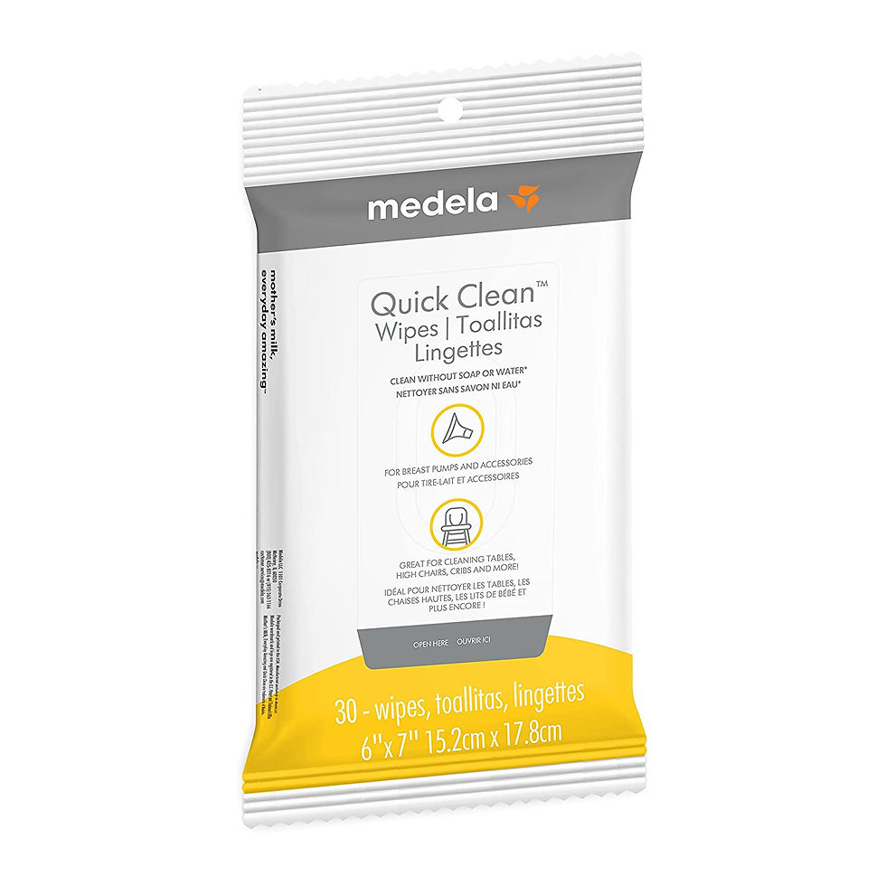 medela breast pump wipes