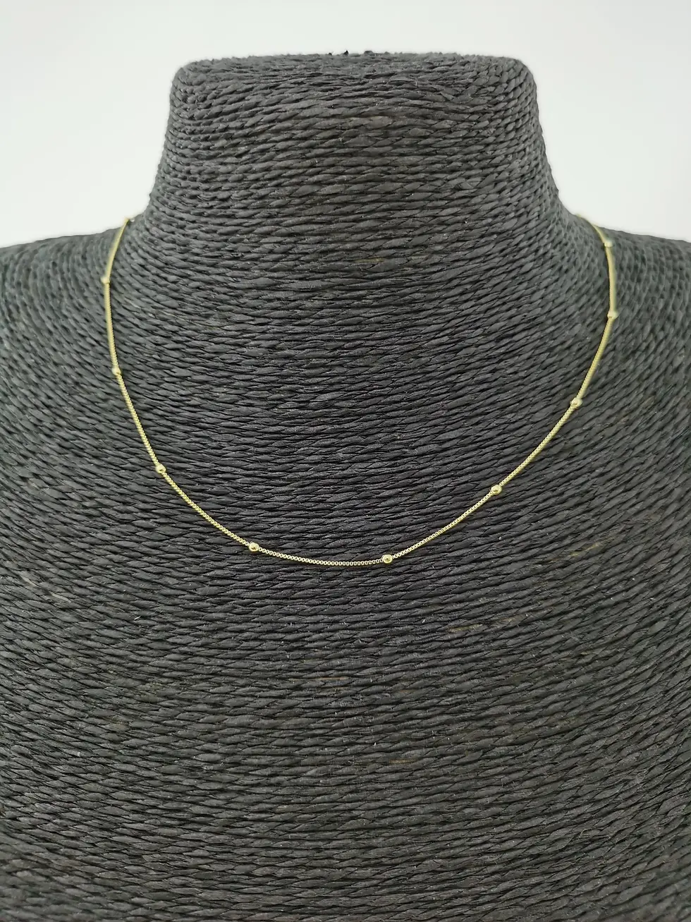 Ball Beads Box Necklace Chain