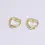 Thumbnail: Heart Huggie Cartilage Earrings