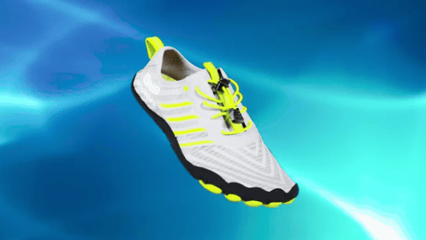 GIF of Grounded Footwear shoes flexing and twisting