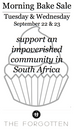 First Fundraiser: Bake Sale