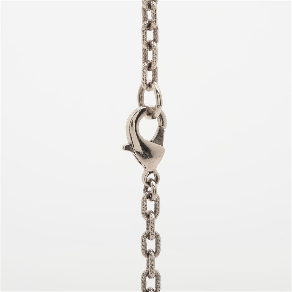 Thumbnail: Pre-owned Chanel Graduated CC Crystal Necklace 