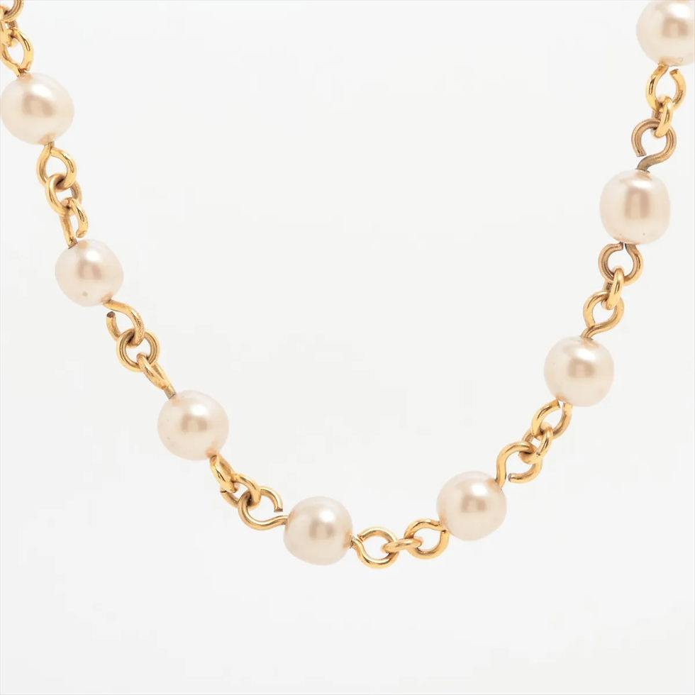Thumbnail: B66. Chanel Pearl Necklace 