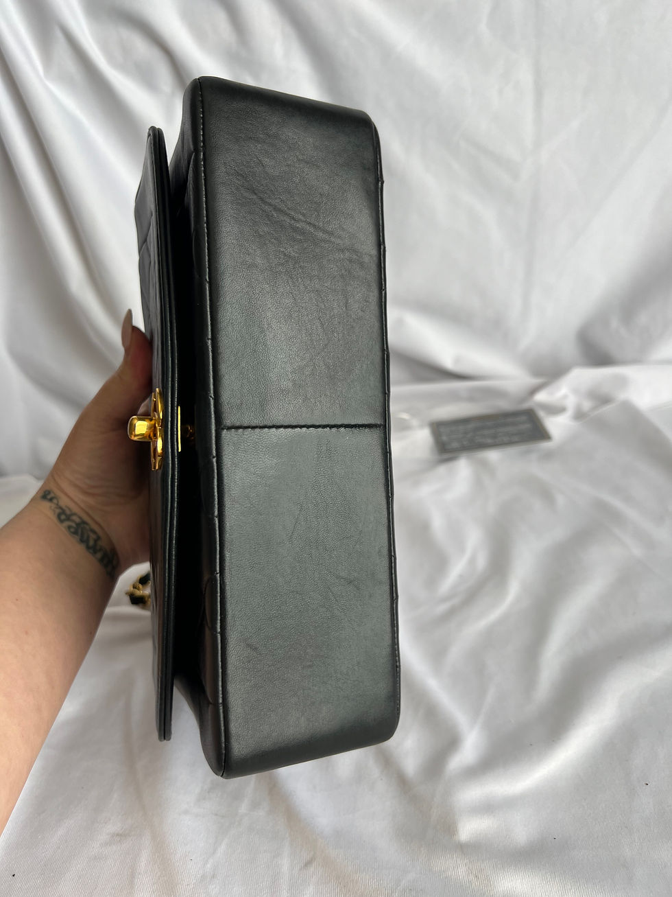 Thumbnail: C77. CHANEL Black Medium Diana