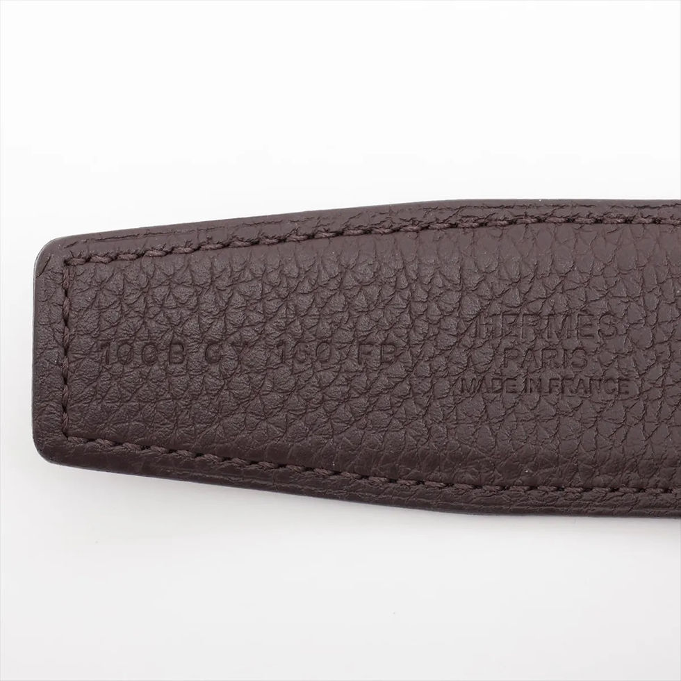 Thumbnail: Hermes h Belt gold hardware 100cm