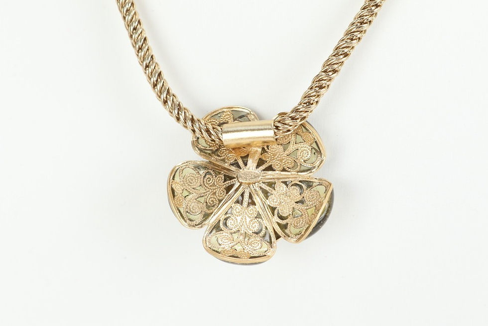 Thumbnail: C38. Chanel Chanel Gripoix Necklace