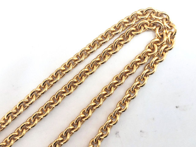 Thumbnail: C55. Chanel Big Cross Necklace 78cm