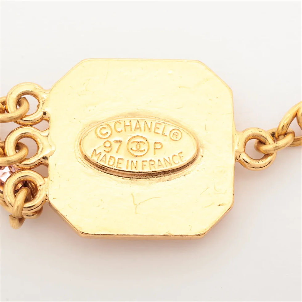Thumbnail: B247. Rare Chanel 97P Chain Belt sz. 85