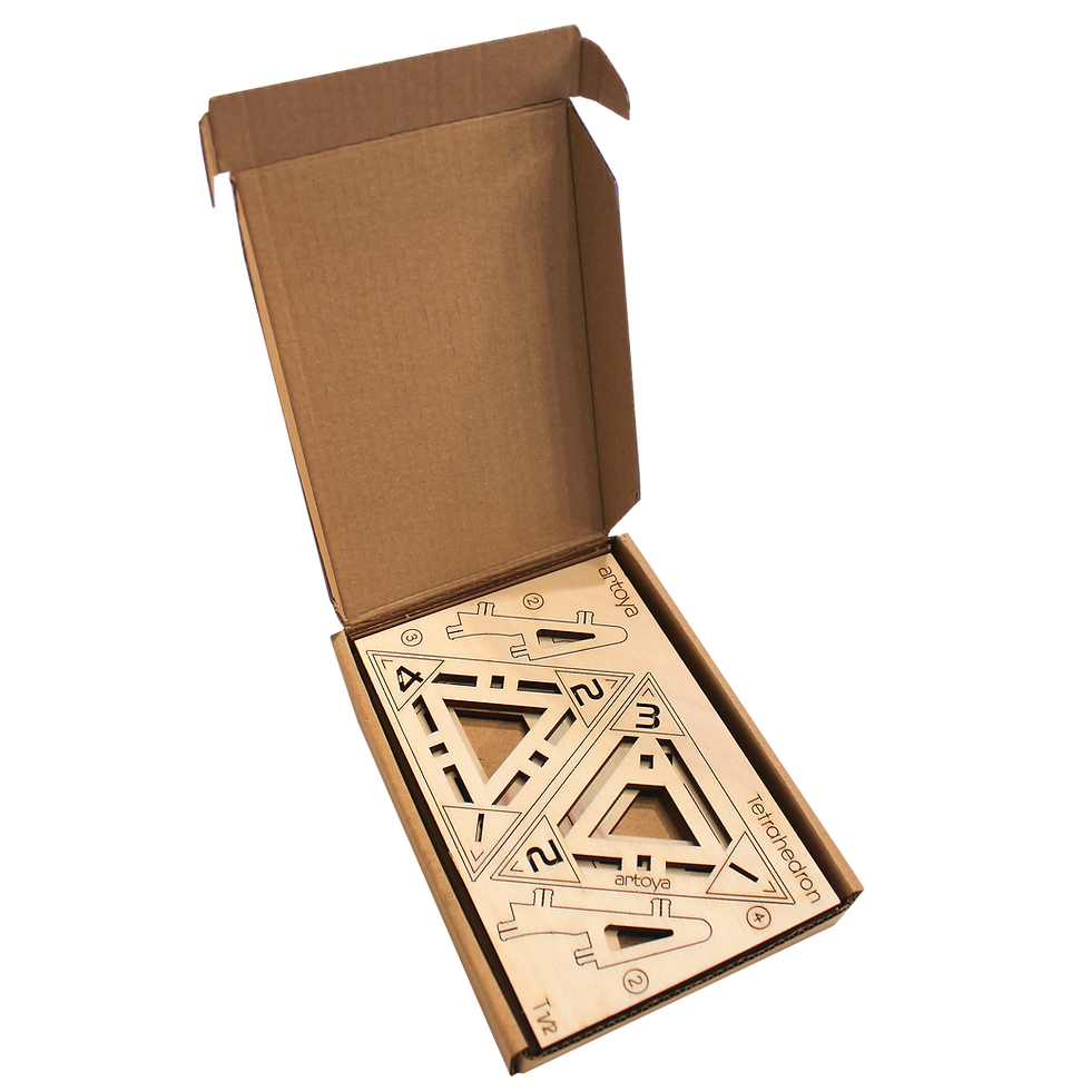 Thumbnail: TETRAHEDRON Wooden