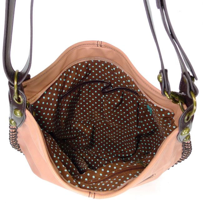 Thumbnail: Metal Dragonfly - Pink Charming Hobo Crossbody
