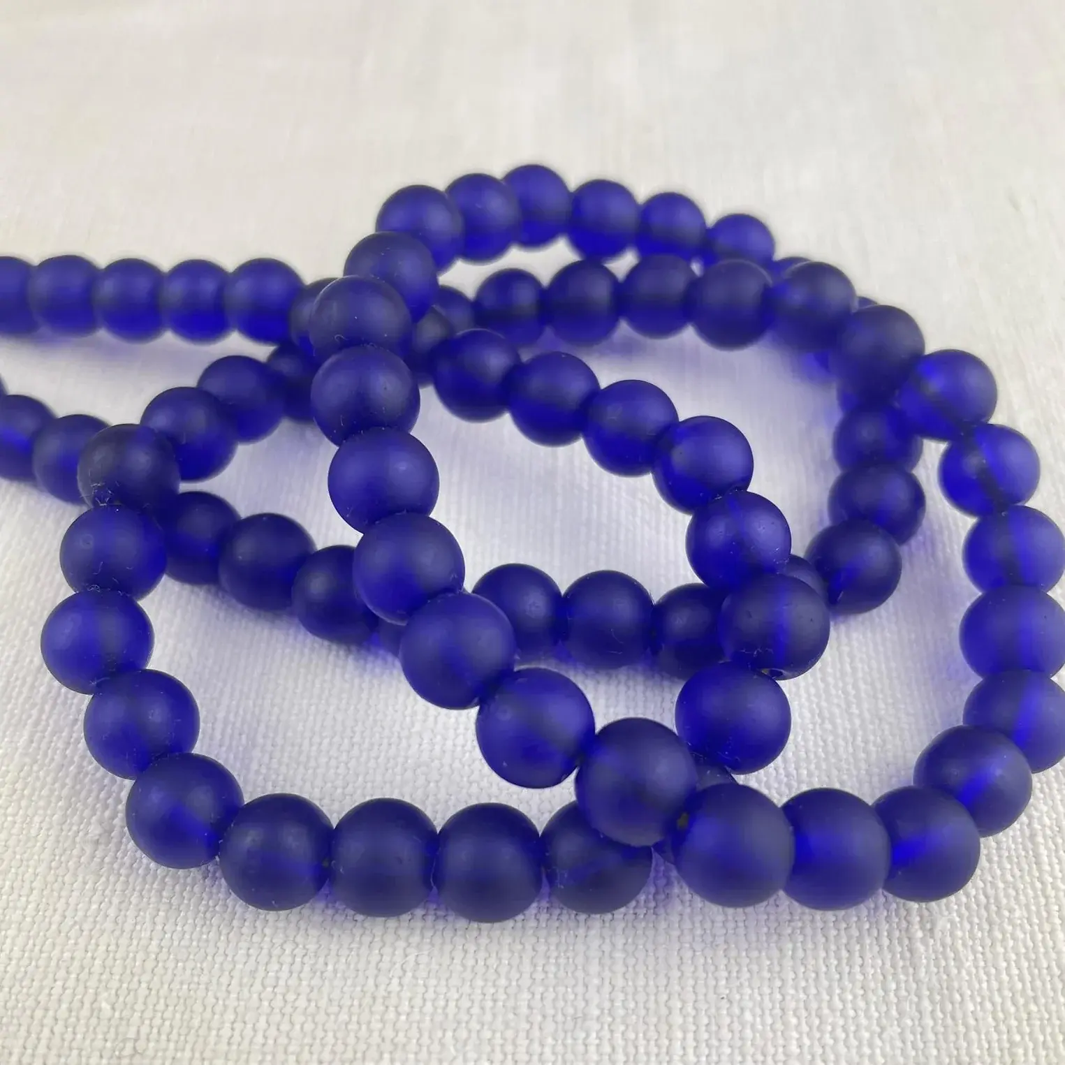Aura Que | Jangali Cobalt Blue Bead Necklace