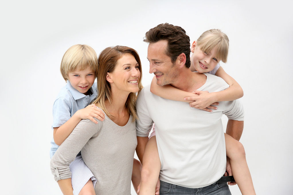 Familienfotografie, Familienportrait, Studiofotografie