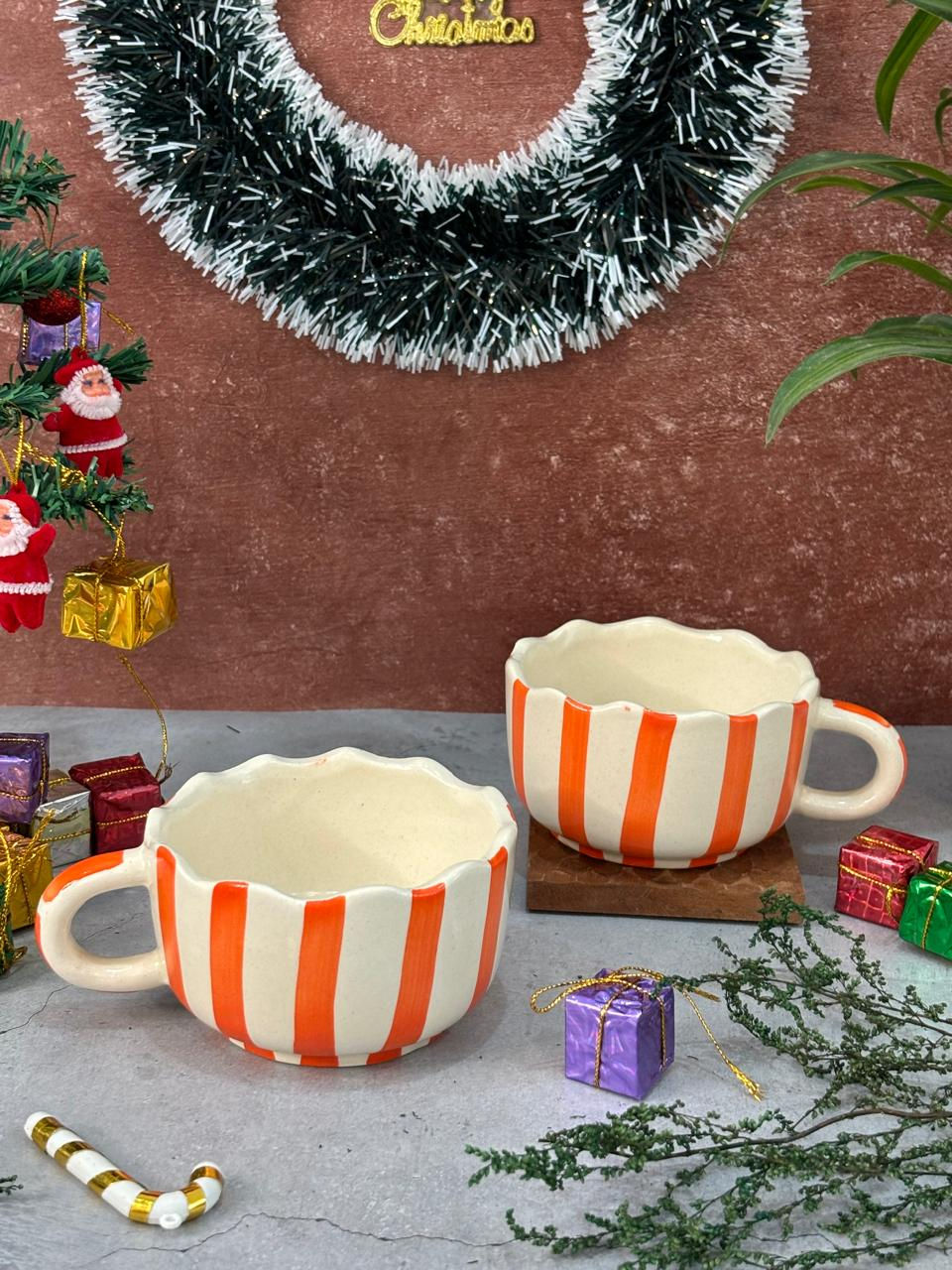 Orange Color Bar Big Coffee Mug