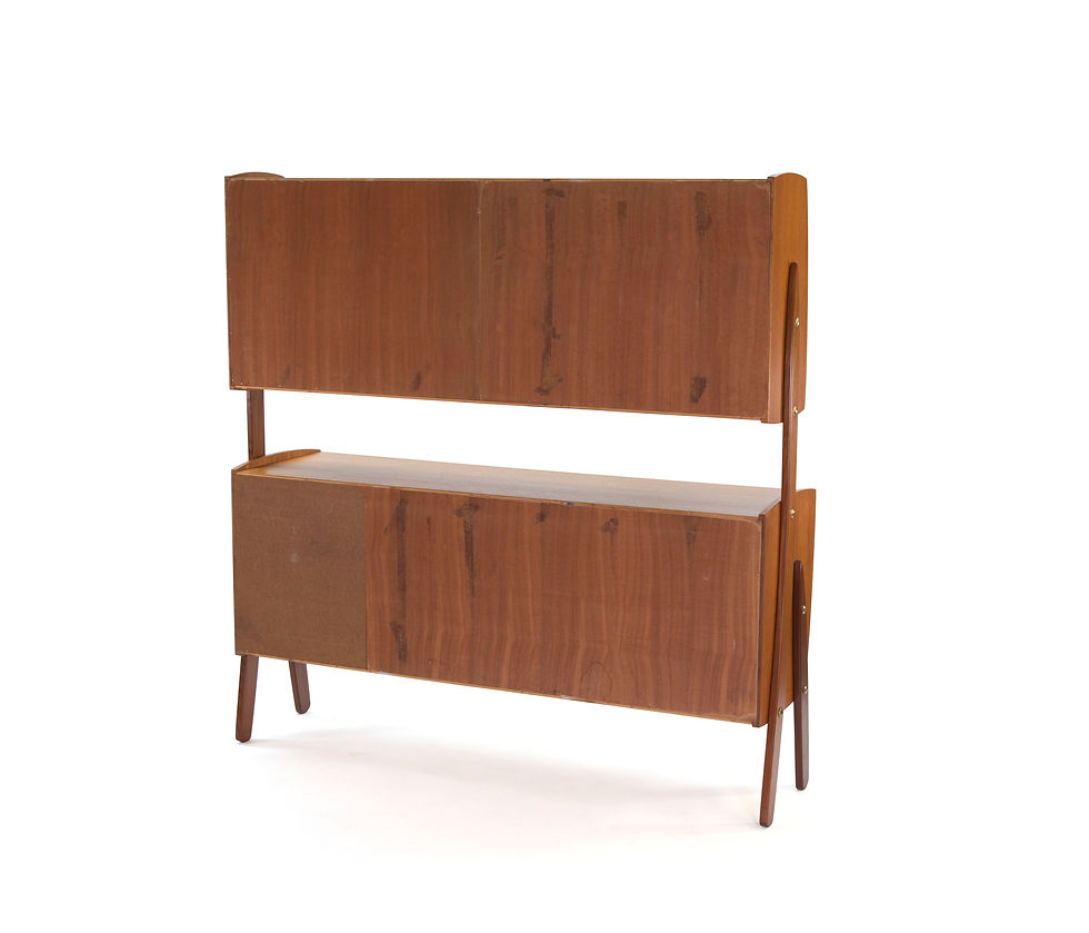 Thumbnail: Atomic Mid Century Teak Hutch. SOLD