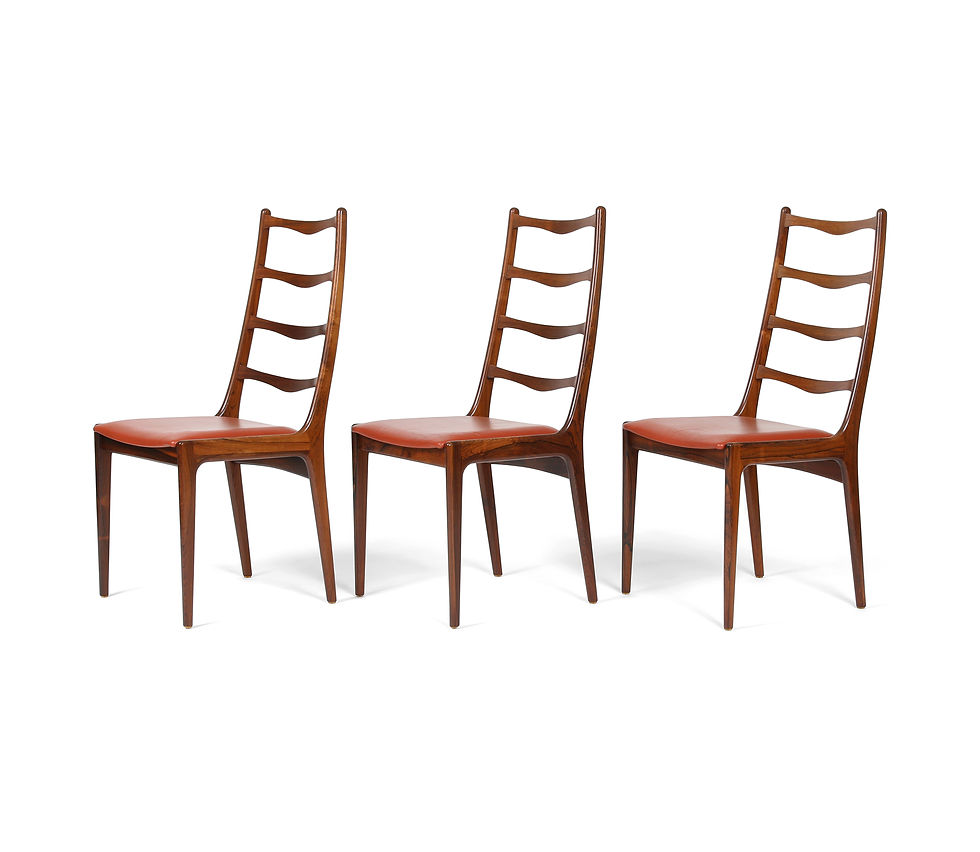 Thumbnail: Johannes Andersen Rosewood Dining Chairs