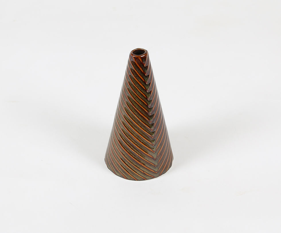 Thumbnail: Stig Lindberg for Gustavsberg Domino Vase. 1954 Swedish MCM
