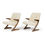 Thumbnail: Pair of Bengt Ruda for NK Shearling Z Chairs. SOLD