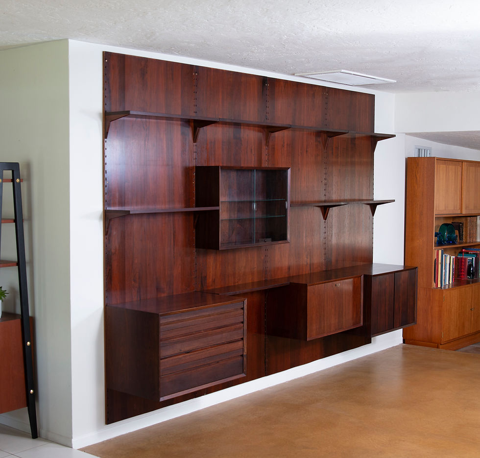 Thumbnail: Poul Cadovius Cado Rosewood Royal System Wall Unit