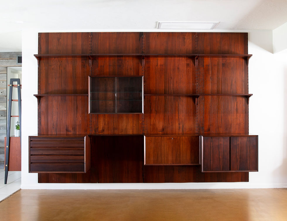 Thumbnail: Rosewood Poul Cadovius 4 Bay Wall Unit. SOLD