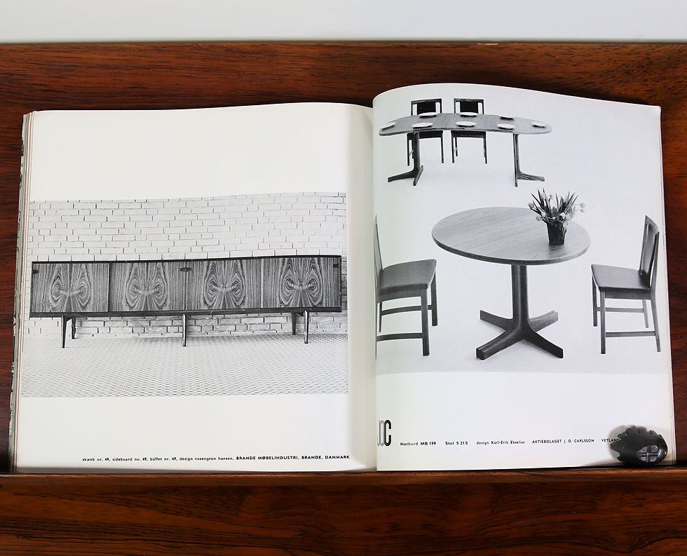 Thumbnail: Mobilia Magazine No. 98. Sept 1963. Herning. Vintage Ads. Aagaard Andersen