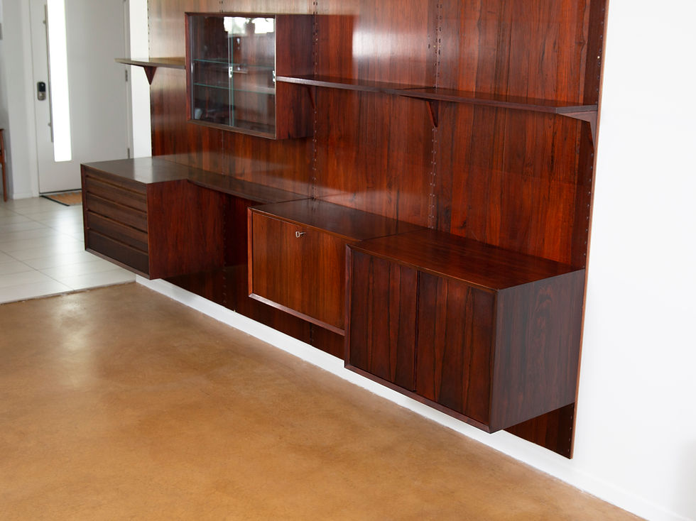 Thumbnail: Rosewood Poul Cadovius 4 Bay Wall Unit. SOLD