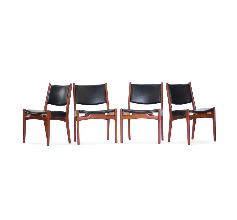 Thumbnail: Hans J Wegner for Johannes Hansen JH526 Teak Dining Chairs