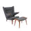 Thumbnail: Hans Wegner Papa Bear Chair Ottoman AP19 AP29