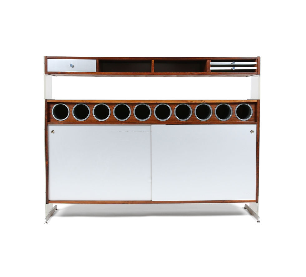 Thumbnail: Poul Norreklit for Georg Pedersen Rosewood and Lucite Bar. SOLD