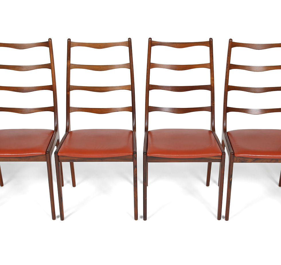 Thumbnail: Johannes Andersen Rosewood Dining Chairs