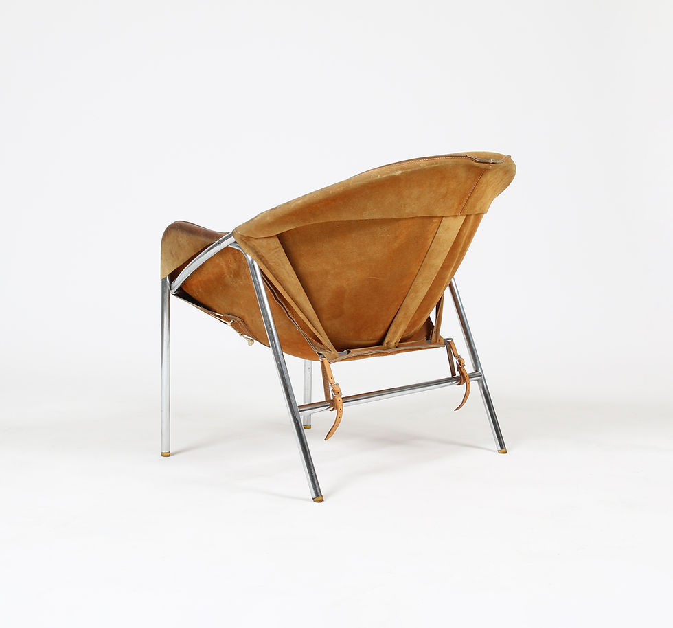 Thumbnail: Erik Ole Jorgensen for Bovirke BO361 Suede Easy Chair. SOLD