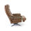 Thumbnail: Arne Norell for Vatne Mobler Buffalo Leather and Chrome Adjustable Lounge Chair